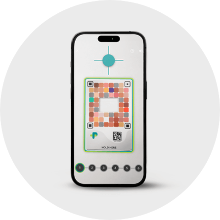 Smartphone with the Picterus Jaundice Pro application